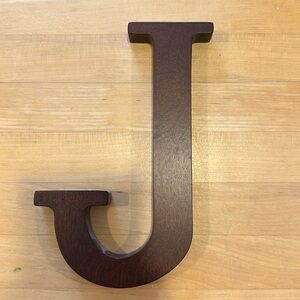 Pottery Barn Kids PBK Wooden Wall Decor Letter “J”